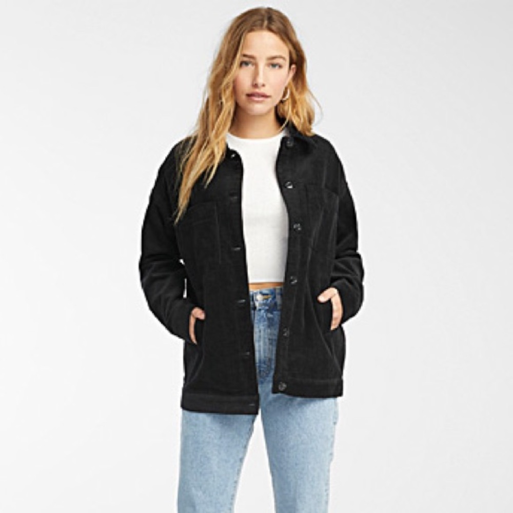 Organic Cotton Corduroy Oversized Jacket